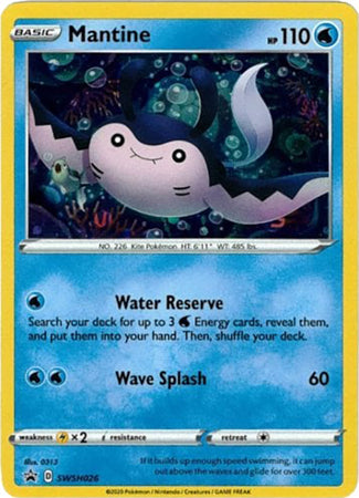 Mantine - SWSH026 - Holo Promo available at 401 Games Canada