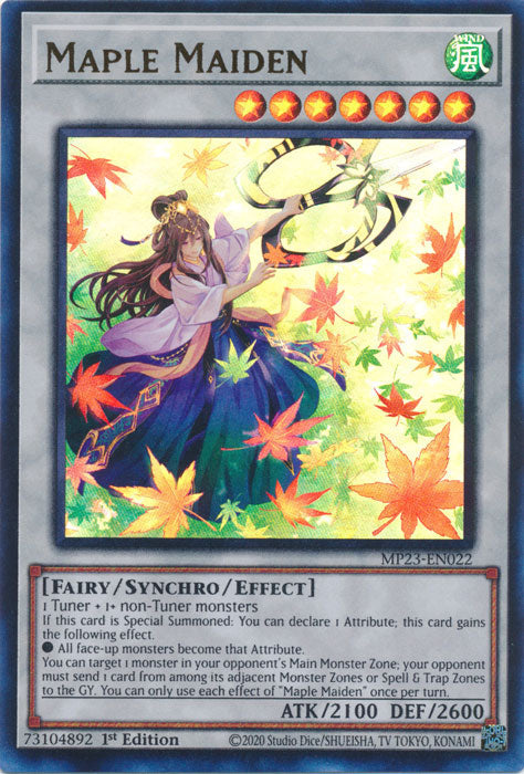 Maple Maiden - MP23-EN022 - Ultra Rare - 1st Edition available at 401 Games Canada