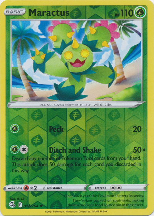 Maractus - 012/264 - Rare - Reverse Holo available at 401 Games Canada