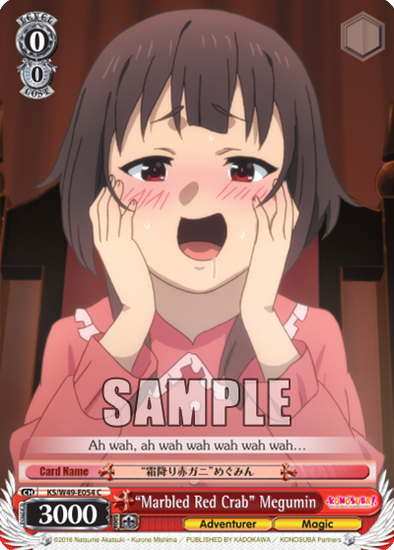 "Marbled Red Crab" Megumin - KS/W49 - E054 - Common available at 401 Games Canada