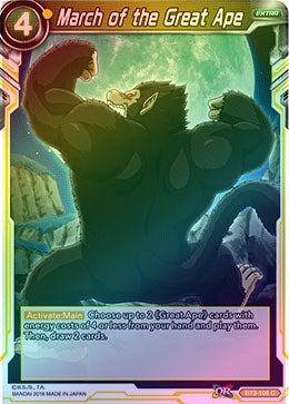 March of the Great Ape - BT3-106 - Common (Foil) available at 401 Games Canada