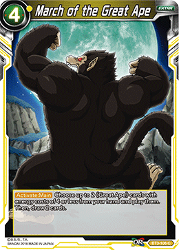 March of the Great Ape - BT3-106 - Common available at 401 Games Canada