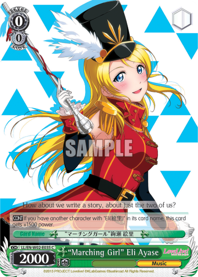 "Marching Girl" Eli Ayase - LL/EN-W02-E035 - Common available at 401 Games Canada