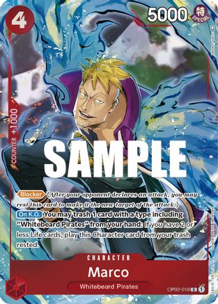 Marco (Alternate Art) - OP02-018 - Rare available at 401 Games Canada