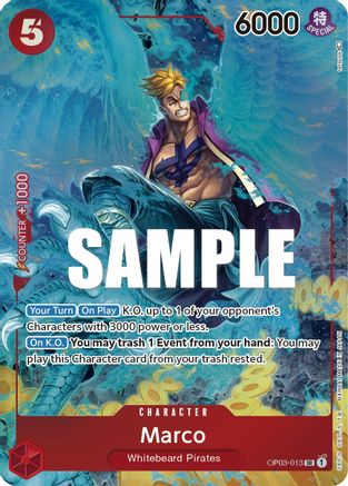 Marco (Alternate Art) - OP03-013 - Super Rare available at 401 Games Canada