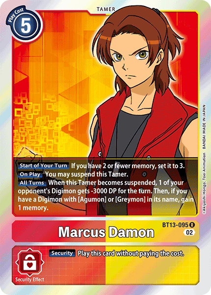 Marcus Damon - BT13-095 - Rare available at 401 Games Canada