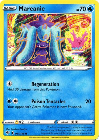 Mareanie - 051/189 - Common available at 401 Games Canada