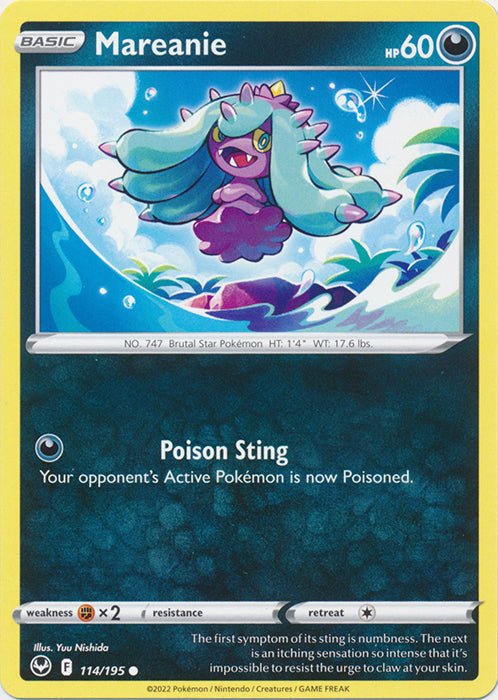 Mareanie - 114/195 - Common available at 401 Games Canada