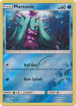 Mareanie - 39/145 - Uncommon - Reverse Holo available at 401 Games Canada