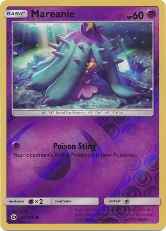 Mareanie - 62/149 - Common - Reverse Holo available at 401 Games Canada