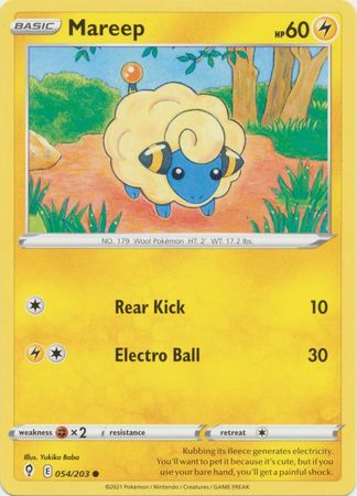 Mareep - 054/203 - Common available at 401 Games Canada