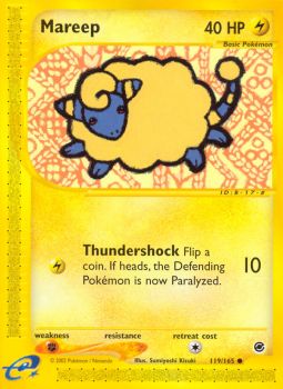 Mareep - 119/165 - Common available at 401 Games Canada