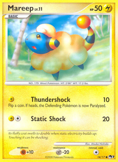 Mareep - 14/17 - Common available at 401 Games Canada