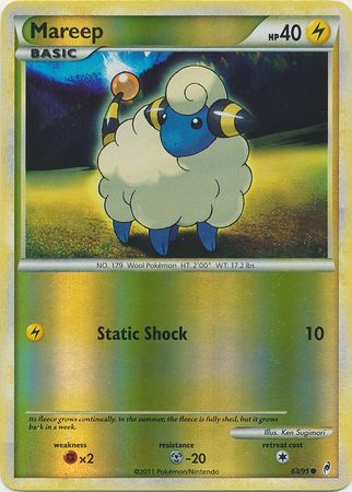 Mareep - 63/95 - Common - Reverse Holo available at 401 Games Canada