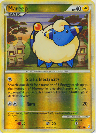 Mareep - 73/123 - Common - Reverse Holo available at 401 Games Canada