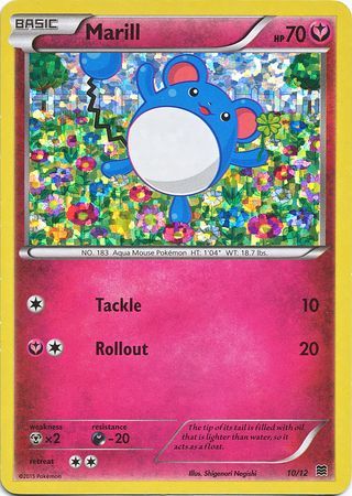 Marill - 10/12 - McDonald's Holo - Promo available at 401 Games Canada