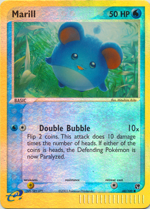 Marill - 68/100 - Common - Reverse Holo available at 401 Games Canada