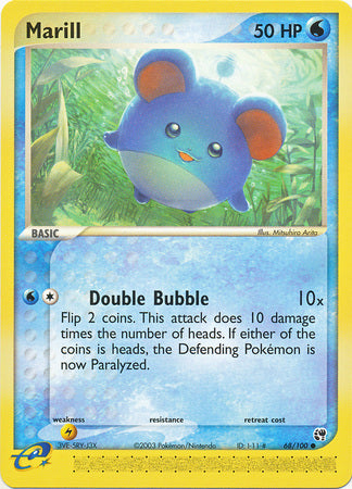 Marill - 68/100 - Common available at 401 Games Canada