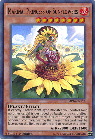 Mariña, Princess of Sunflowers - MP14-EN157 - Super Rare - 1st Edition available at 401 Games Canada