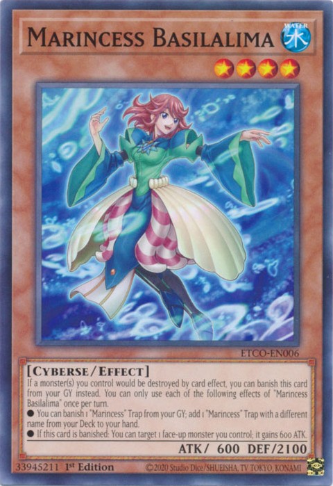 Marincess Basilalima - ETCO-EN006 - Common - 1st Edition available at 401 Games Canada