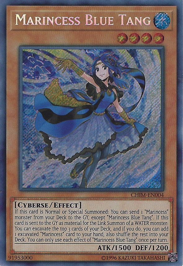 Marincess Blue Tang - CHIM-EN004 - Secret Rare - Unlimited available at 401 Games Canada