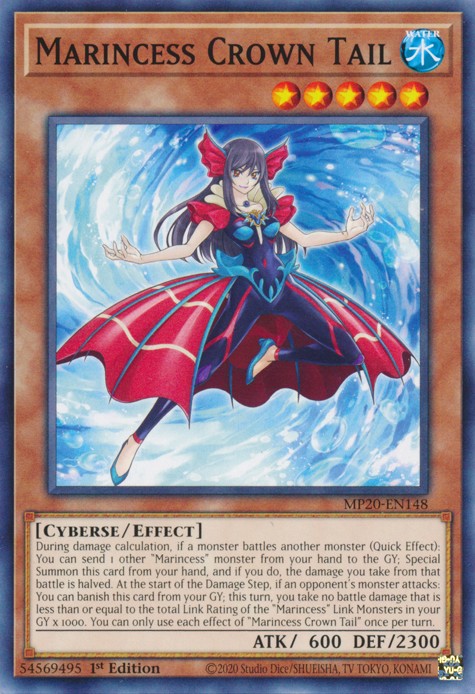Marincess Crown Tail - MP20-EN148 - Common - 1st Edition available at 401 Games Canada