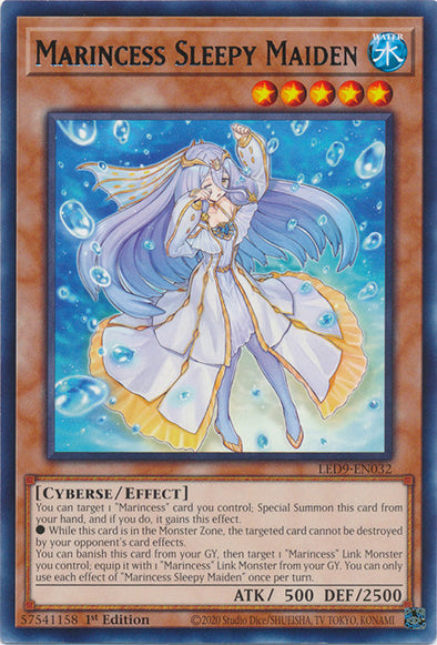 Marincess Sleepy Maiden - LED9-EN032 - Rare - 1st Edition available at 401 Games Canada