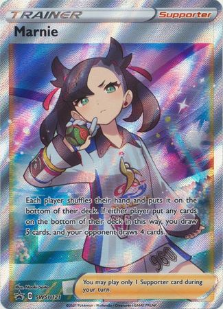 Marnie - SWSH121 - Full Art Promo available at 401 Games Canada