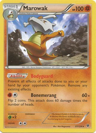 Marowak - 37/124 - Rare available at 401 Games Canada