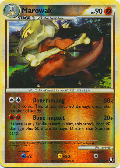 Marowak - 44/102 - Uncommon - Reverse Holo available at 401 Games Canada