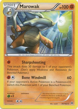 Marowak - 78/162 - Rare available at 401 Games Canada