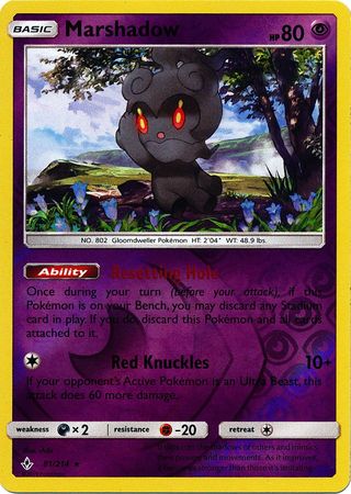 Marshadow - 81/214 - Holo Rare - Reverse Holo available at 401 Games Canada