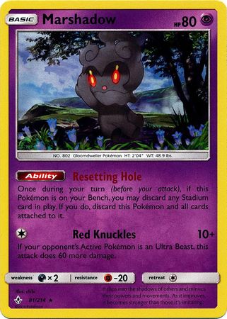 Marshadow - 81/214 - Holo Rare available at 401 Games Canada