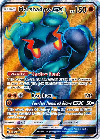 Marshadow GX - 137/147 - Full Art Ultra Rare available at 401 Games Canada