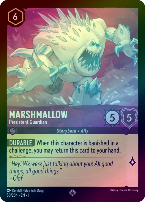 Marshmallow (Persistent Guardian) - 50/204 - Super Rare (Foil) available at 401 Games Canada