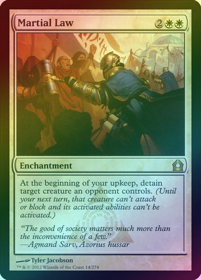 401 Games Canada - Martial Law (Foil) (RTR) 401 Games Canada - Martial Law (Foil) (RTR)