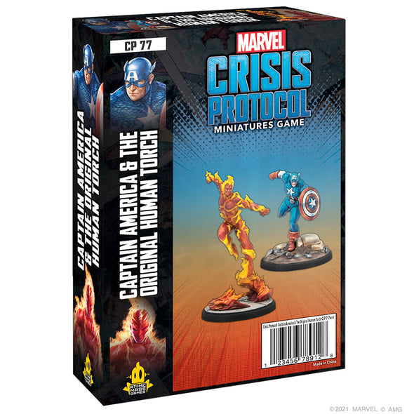 Marvel: Crisis Protocol - Captain America & the Original Human Torch available at 401 Games Canada