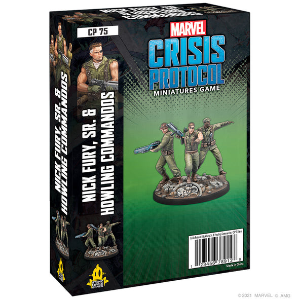 Marvel: Crisis Protocol - Nick Fury Sr & the Howling Commandos available at 401 Games Canada