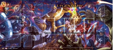 Marvel Legendary - Deck Building Game - Thanos vs Avengers Playmat available at 401 Games Canada