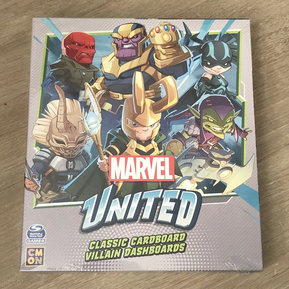 Marvel United: Classic Cardboard Villian Dashboards (KS) available at 401 Games Canada