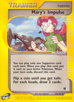 Mary's Impulse - 142/165 - Uncommon available at 401 Games Canada