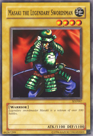 Masaki the Legendary Swordsman - SDJ-007 - Common - Unlimited available at 401 Games Canada