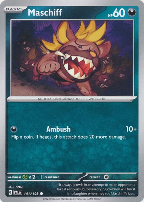Maschiff - 141/193 - Common available at 401 Games Canada