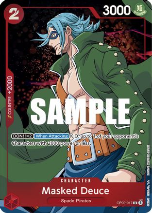 Masked Deuce (Alternate Art) - OP02-017 - Rare available at 401 Games Canada