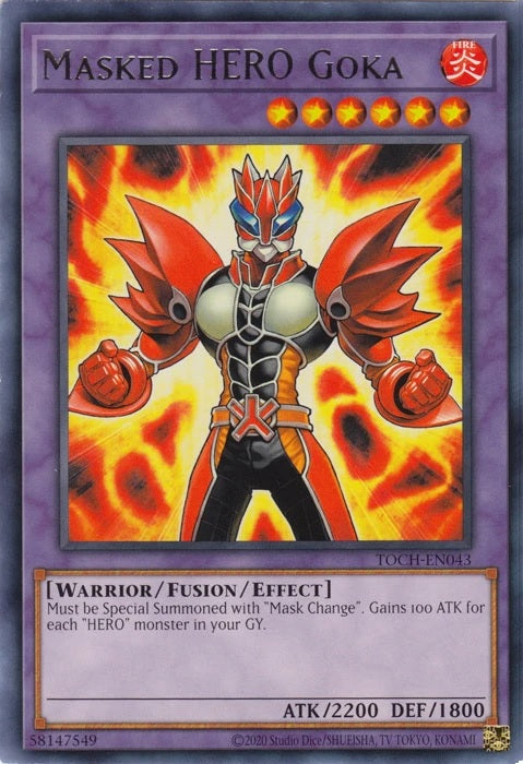 Masked HERO Goka - TOCH-EN043 - Rare - Unlimited available at 401 Games Canada