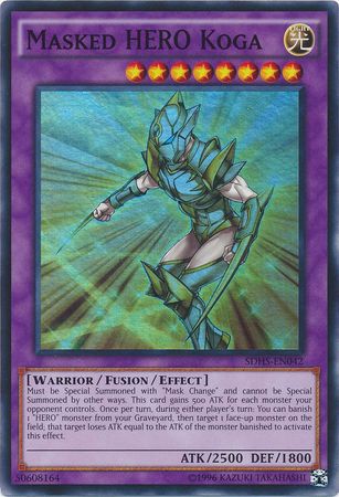 Masked HERO Koga - SDHS-EN042 - Super Rare - Unlimited available at 401 Games Canada