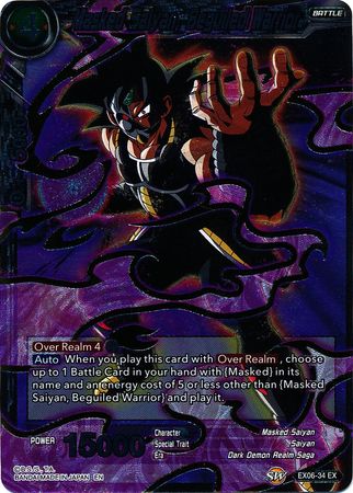 Masked Saiyan, Beguiled Warrior - EX06-34 - Expansion Rare (Foil) available at 401 Games Canada