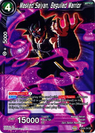 Masked Saiyan, Beguiled Warrior - EX06-34 - Expansion Rare available at 401 Games Canada