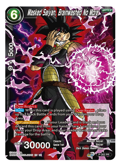 Masked Saiyan, Brainwashed No More - P-263 - Foil Rare (Reprint) available at 401 Games Canada