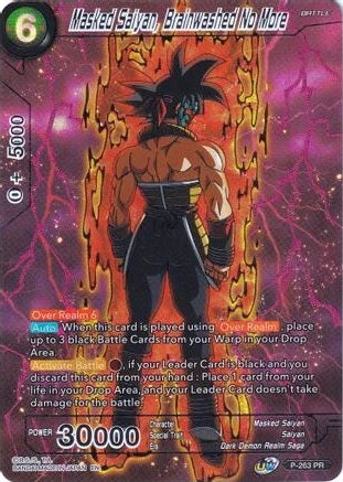 Masked Saiyan, Brainwashed No More - P-263 - Promo (Collector's Selection Vol. 2) available at 401 Games Canada